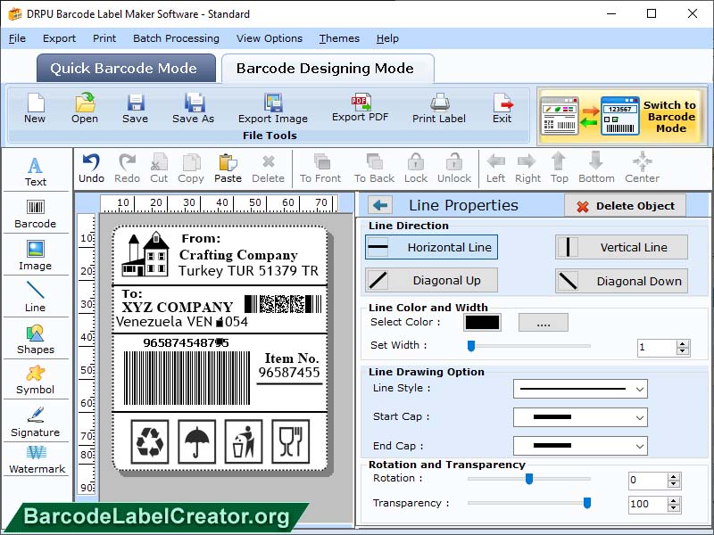 Create Barcode