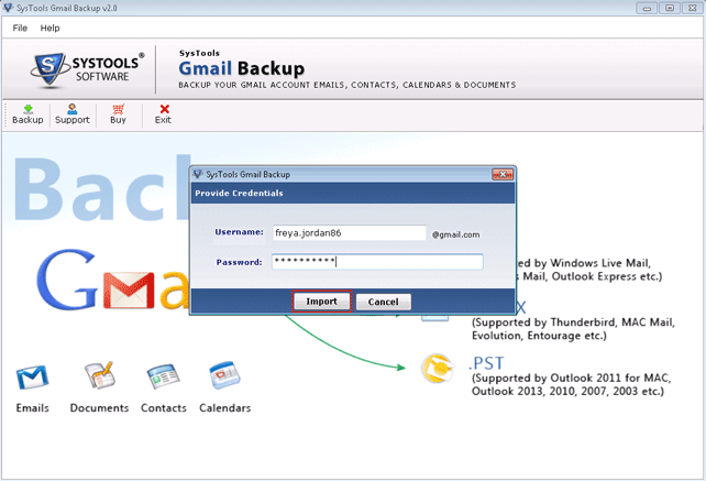 Gmail Messages To PST