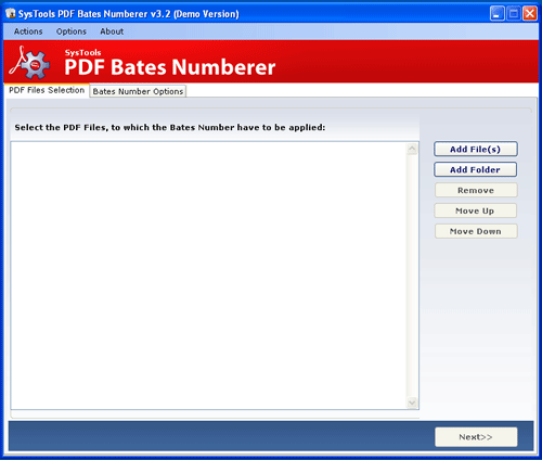 Bates Numbers in PDF