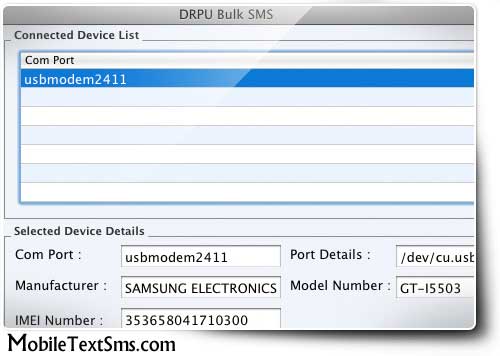 Bulk SMS for Mac