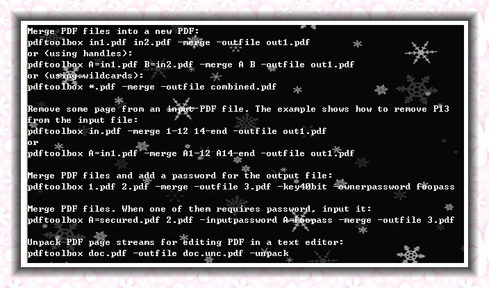 VeryPDF PDF Merger Command Line