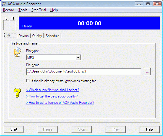 Audio Recorder Tool