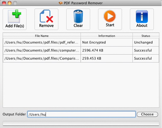 VeryPDF PDF Password Remover for Mac