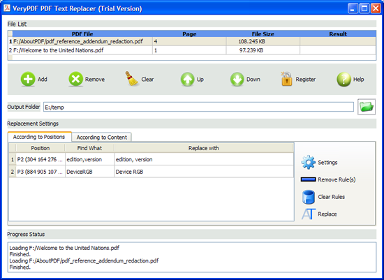 VeryPDF PDF Text Replacer