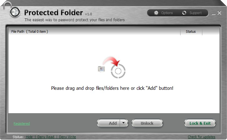 Protected Folder Tool