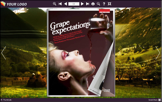 FlipBook Creator Themes Neat: Travel