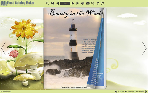 Flash Catalog Templates of Enjoyment