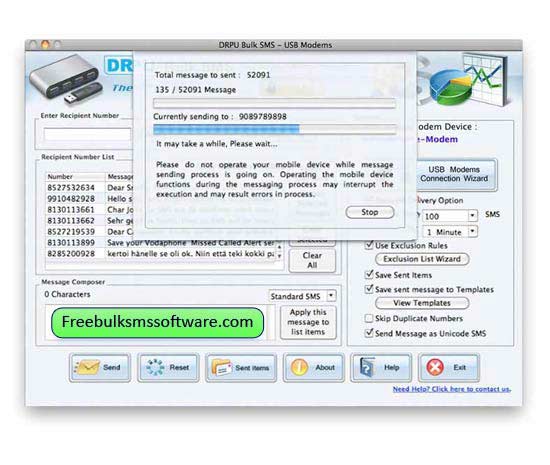 Free Bulk SMS Software