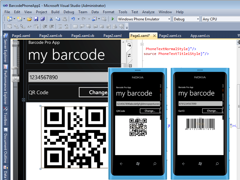 Windows Phone Barcode Professional