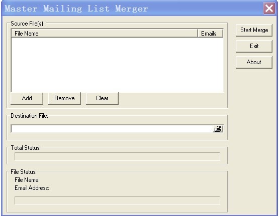 Master Mailing List Merger