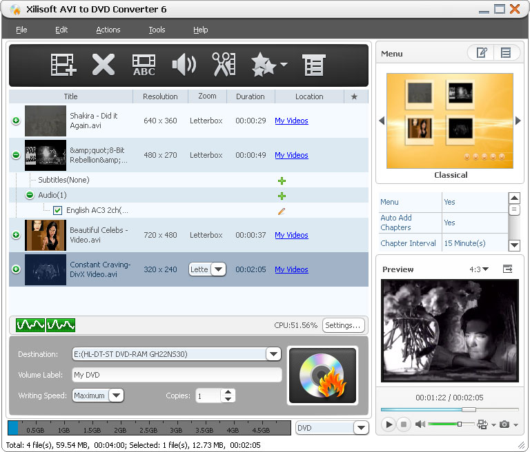 AVI to DVD Converter Pro Tool