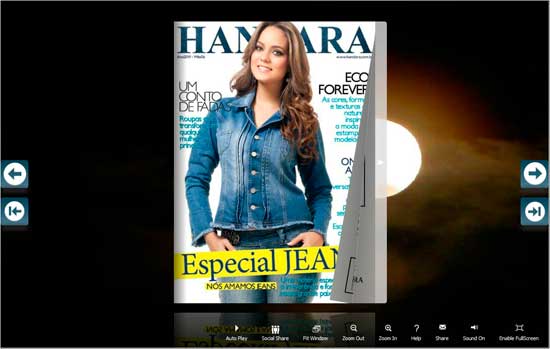 FlipBook Creator Themes Pack Classical Moonnight