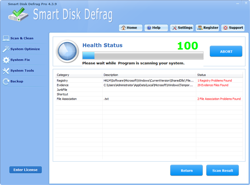Smart Disk Defrag Pro
