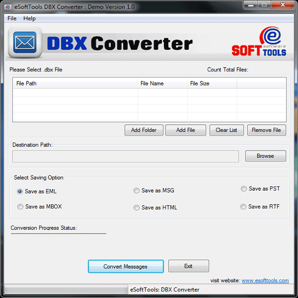 Convert DBX PST