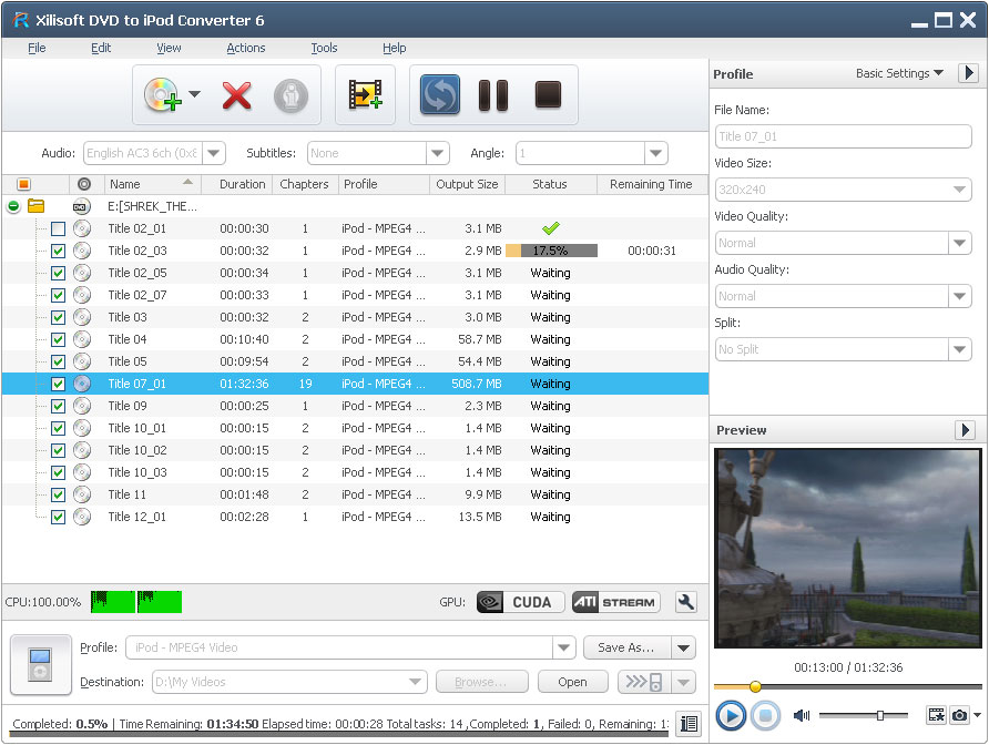 Express DVD to iPod Converter Downloader