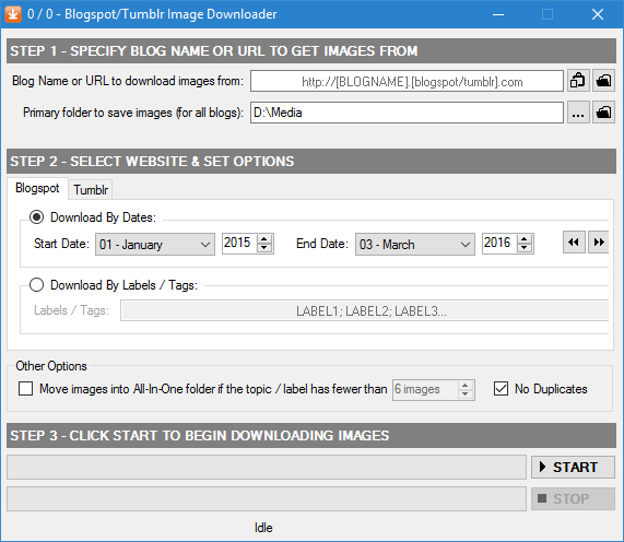 Blogspot Image Downloader