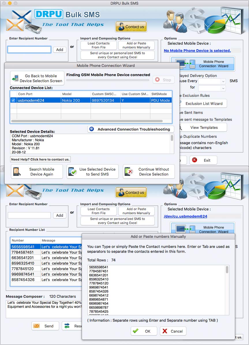 Mac SMS Gateways