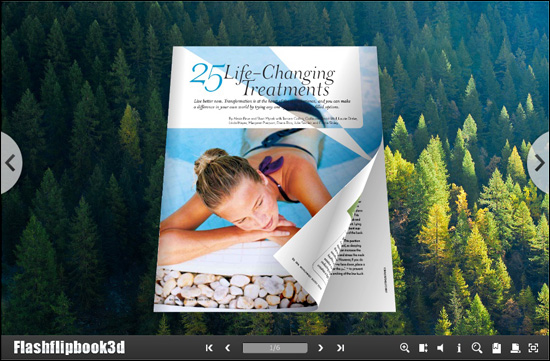 Flipping Book 3D Themes Pack: Natural