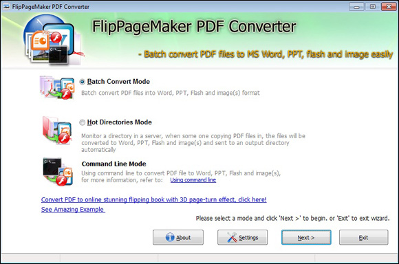 Freeware FlipPageMaker PDF Converter