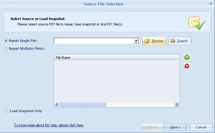 Recovery Files - Outlook PST Recovery
