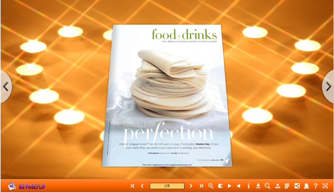 3D Page Flip Candela Templates