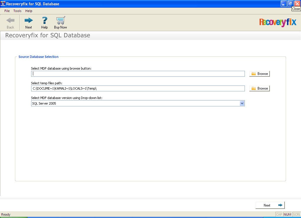 Recoveryfix for SQL