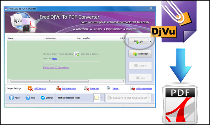 Aflipsoft Free DjVu to PDF
