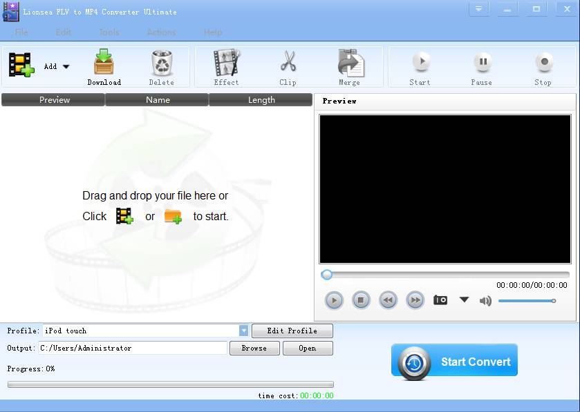 Lionsea FLV To MP4 Converter Ultimate