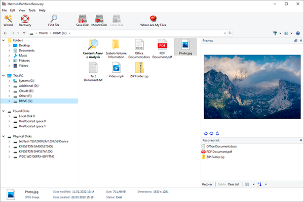 Hetman Partition Recovery