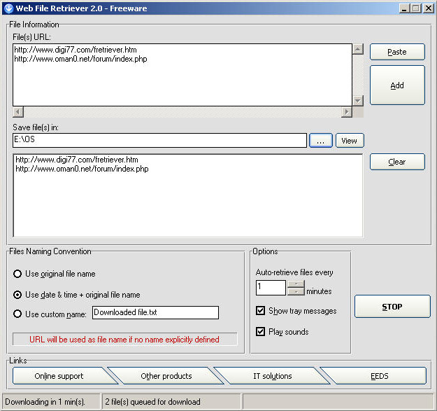Webfile Retriever