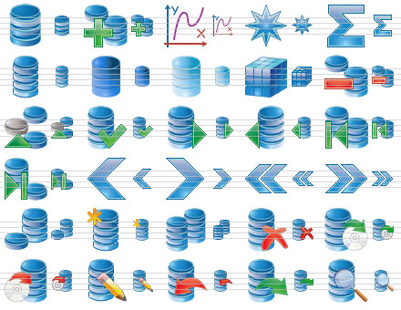 Datenbank Icon Sammlung