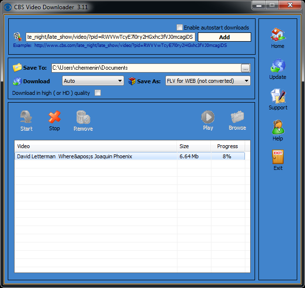 CBS Video Downloader