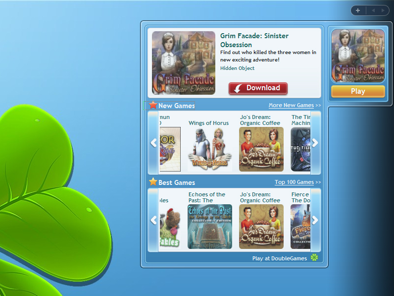 DoubleGames Gadget for Windows