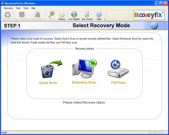 RecoveryFix for Windows Data Recovery