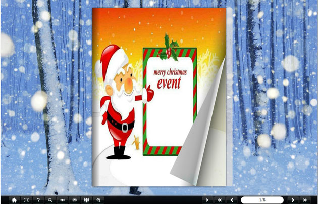 Flash Catalog Templates of White Winter