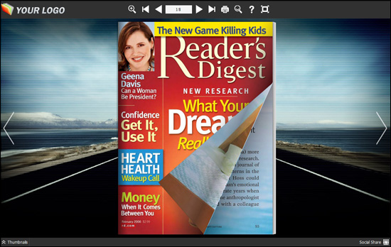 FlipBook Creator Themes Neat: Silence