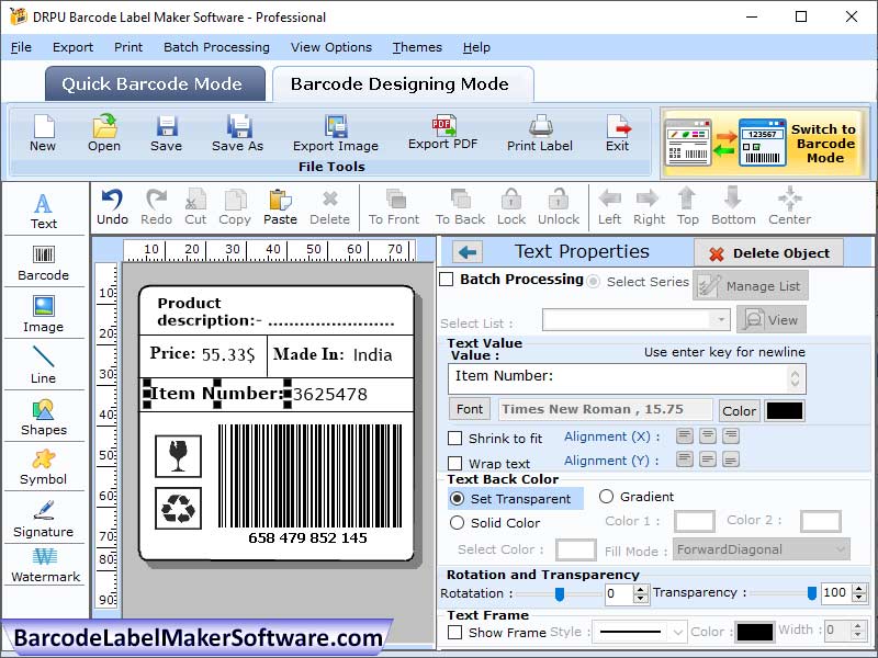 Barcode Maker