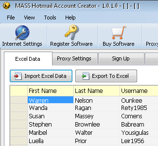 MASS Hotmail Account Creator