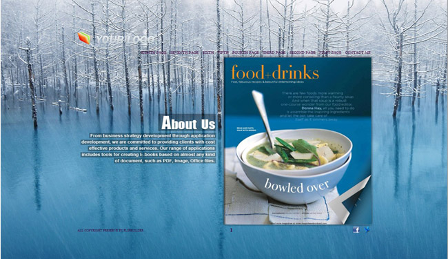 Seasons Templates of PDF to Flash Book