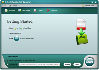 iPubsoft Text to ePub Converter