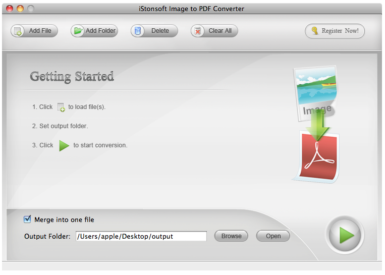 iStonsoft Image to PDF Converter for Mac
