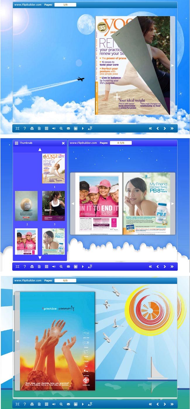 Flipbook_Themes_Package_Float_Sky
