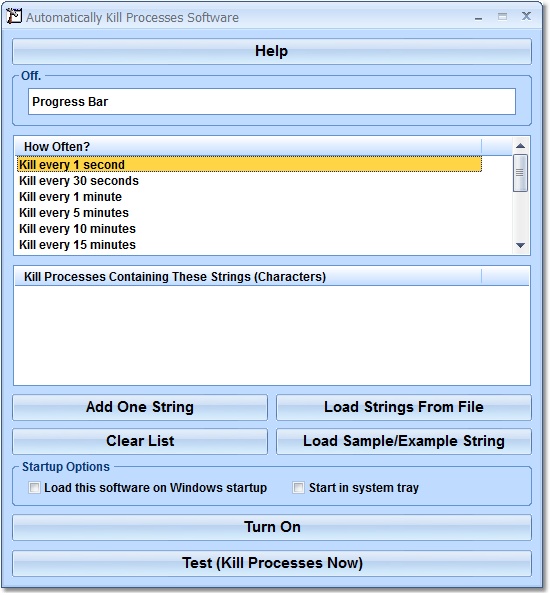 Automatically Kill Processes Software