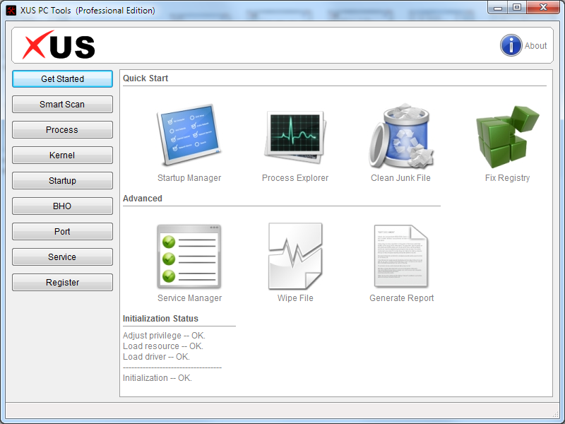 XUS PC Tools Professional Edition