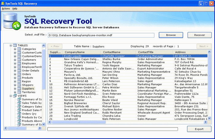 SQL 2008 r2 Database Recovery