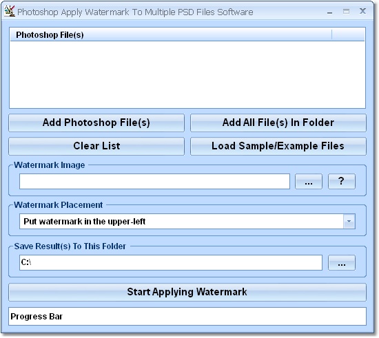 Photoshop Apply Watermark To Multiple PSD Files So