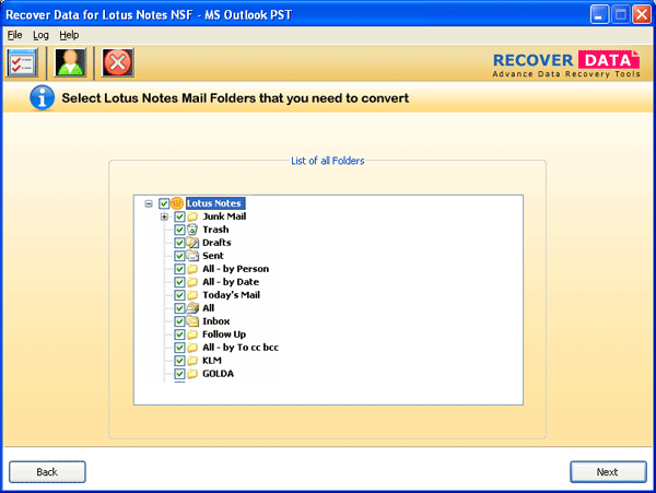 NSF to PST Migration Tool