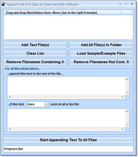 Append Text If It Does Not Exist Software