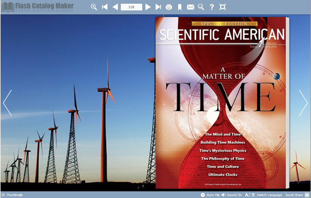 Flash Catalog Templates of Wind Style
