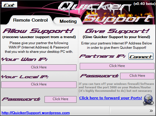 Quicker Support